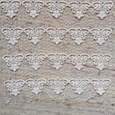 Modulable esprit floral (60x120 cm - Blanc)