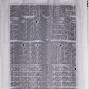 Modulable à rayures géométriques (0.45x0.90 m - Blanc)