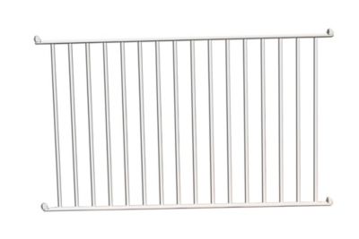 Module à barreaux L.200 cm en aluminium blanc pour barrière piscine – Accessoire sécurité extérieure – Finition résistante et pose simplifiée