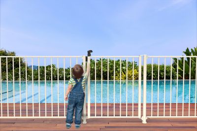 Module à barreaux pour barrière de piscine en aluminium blanc 1,5m