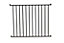 Module à barreaux pour barrière de piscine en aluminium gris 1m