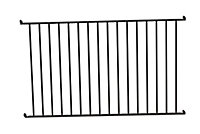 Module à barreaux pour barrière de piscine en aluminium gris 2m