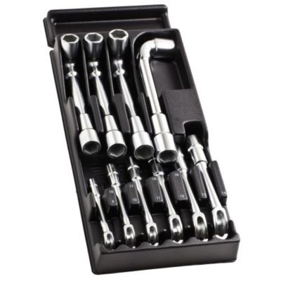 Module de 10 clés à pipe débouchées MOD.75-1PB - FACOM