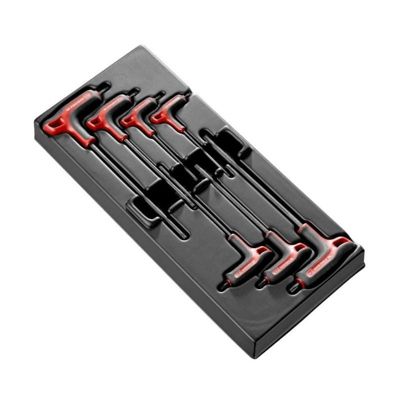 Module De 7 Clés Mâles En T - 6 Pans Facom Mod.84tzsapb