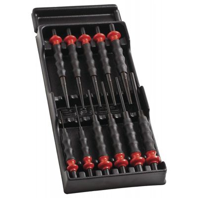 Module de chasse-goupilles MOD.CGPB - assortiment 11 pièces, plateau thermoformé PL.334, compatible système OM