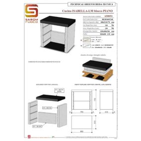 Module de cuisine barbecue Isabelle en pierre reconstituée Sarom