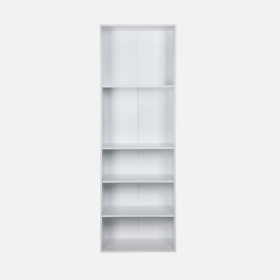 Module dressing avec 5 étagères. blanc. panneaux stratifiés