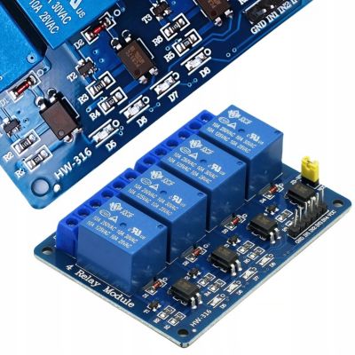 Module Relais 4 Canaux 24V - Isolation Optique, SPDT 10A, Compatible ...