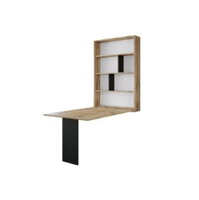 Mondrian - table murale rabattable avec rangements - 4 personnes - Best Mobilier