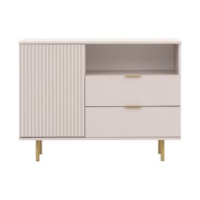 Monica - buffet - beige - 107 cm - Best Mobilier