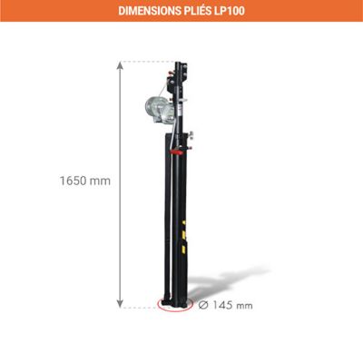 Monte charge 100kg avec plateau non pliant ajouré 800x400mm - IPN ...