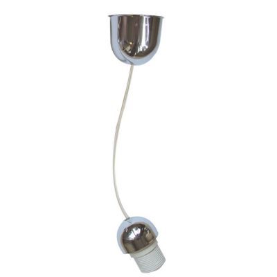 Monture en plastique chrome Brilliant E27