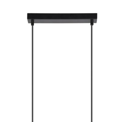 Monture Ibara Corep 2 lumières E27 IP20 noir l.30 x H.88,5 x p.5 cm