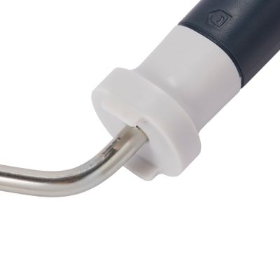 Monture pour rouleau GoodHome acier gris L.230 xØ.8 mm