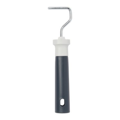 Monture pour rouleau GoodHome acier gris L.65 x Ø.6 mm