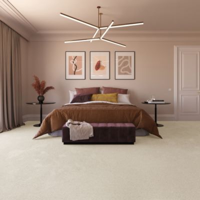 Moquette Chromaluxe - Blanc crème - 4m x 12m
