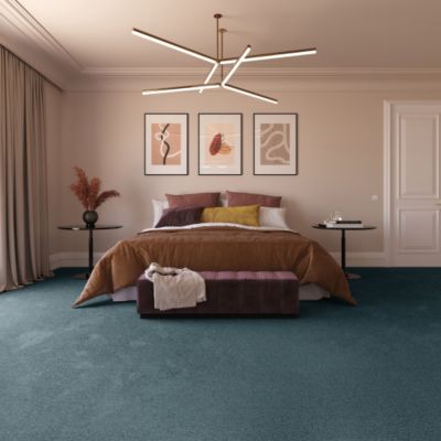 Moquette Chromaluxe - Bleu gris - 4m x 16m