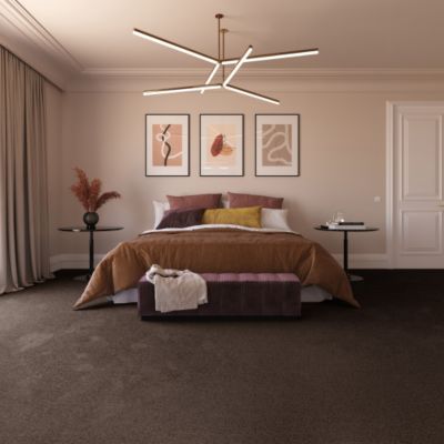 Moquette Chromaluxe - Brun chaud - 4m x 5m