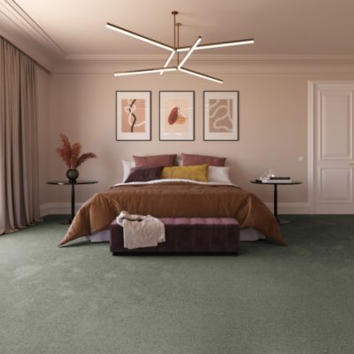 Moquette Chromaluxe - Vert de gris - 5m x 9m