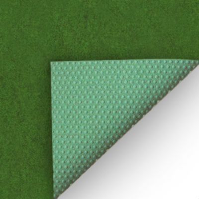 Moquette d'extérieur verte sur plots - Imitation Gazon synthétique - Rouleau de 1,33m x 26m
