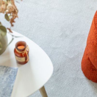 Moquette douce Pulse - Gris givre - 5m x 8m