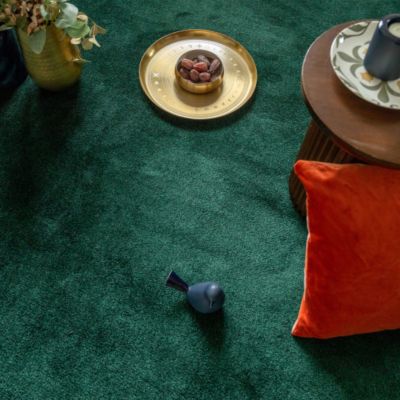 Moquette douce Pulse - Vert forêt - 4m x 22m