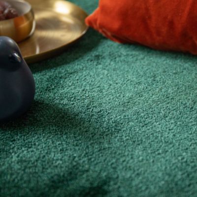 Moquette douce Pulse - Vert forêt - 4m x 22m