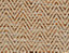 Moquette fibre synthétique chevrons marron et beige Forest (vendue au m²).