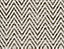 Moquette fibres synthétiques chevrons noir et blanc Forest (vendue au m²)