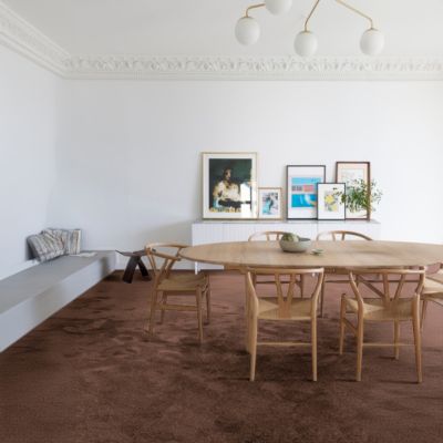 Moquette Lumicolor Marron auburn - 5m x 7m