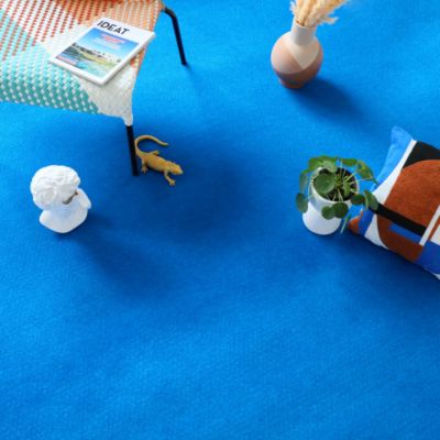 Moquette outdoor sur plots - Piscine et Spa - Bleu - 2m x 23m