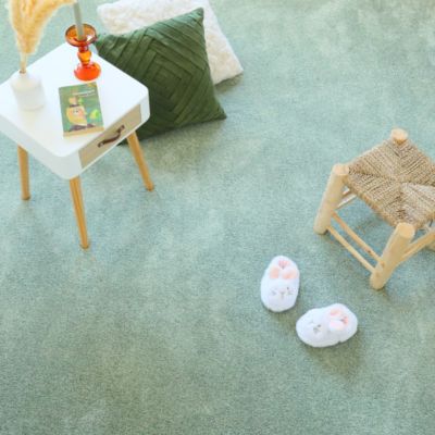 Moquette poils longs Touch - Vert sauge - 4m x 17m