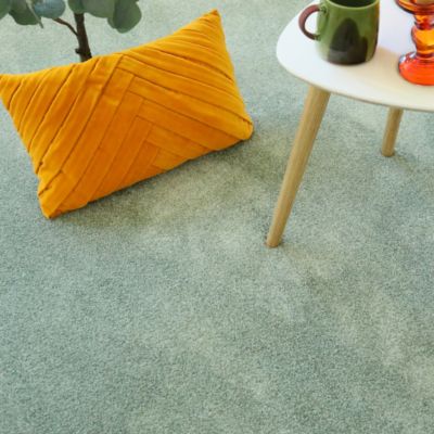 Moquette poils longs Touch - Vert sauge - 4m x 17m