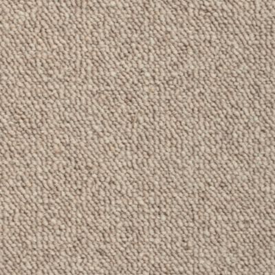 Moquette pure laine vierge bouclée - Mallow - Beige - 4m x 3m