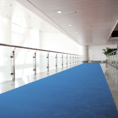 Moquette Stand Expo - Bleu Saphir - Rouleau de 2m x 52m