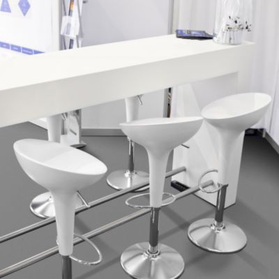 Moquette Stand Expo - Gris - Rouleau de 2m x 12m