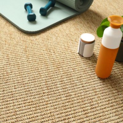 Moquette Tissé plat Pilates Beige - 4m x 15m
