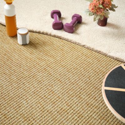 Moquette Tissé plat Pilates Beige - 4m x 15m