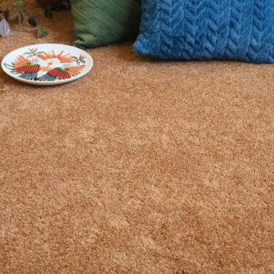 Moquette velours Re-life - Rouille terracotta - 4m x 10m