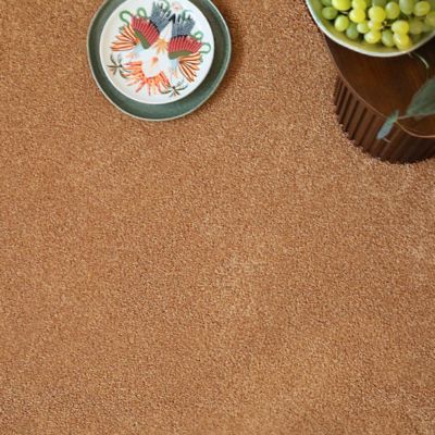 Moquette velours Re-life - Rouille terracotta - 4m x 10m