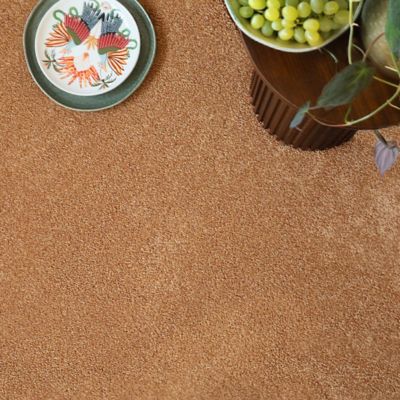 Moquette velours Re-life - Rouille terracotta - 4m x 10m