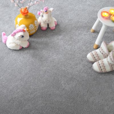 Moquette velours Select - Gris - 4m x 3m