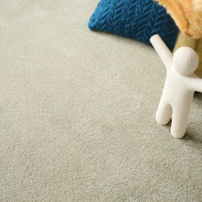 Moquette velours Select - Vert tilleul - 5m x 10m