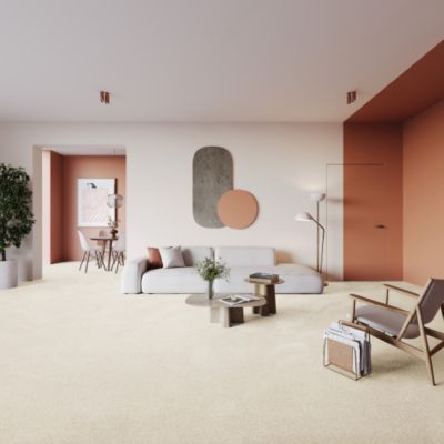 Moquette veloursRe-life - Vanille - 4m x 18m