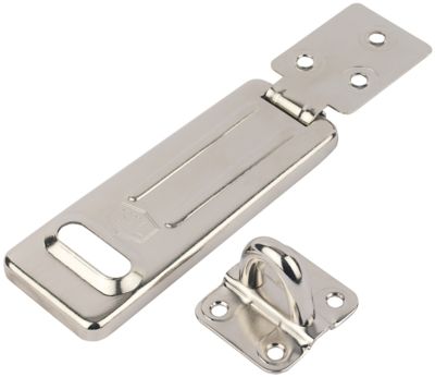 Moraillon Abus 200/75 - Agrafe De Sécurité En Acier Pour Portes Encastrées