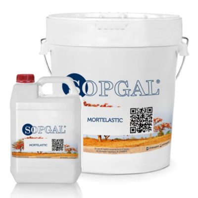 Mortelastic (25+8kg) - Mortier élastique bicomposant pour piscines, terrasses, murs extérieurs... Convient aux supports humides