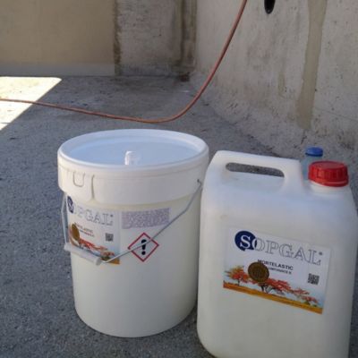 Mortelastic (25+8kg) - Mortier élastique bicomposant pour piscines, terrasses, murs extérieurs... Convient aux supports humides