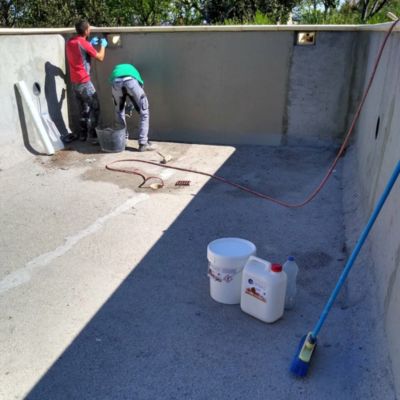 Mortelastic (25+8kg) - Mortier élastique bicomposant pour piscines, terrasses, murs extérieurs... Convient aux supports humides