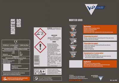 Mortier à maçonner VPI gris 5kg multi-usages