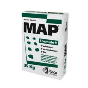 Mortier adhésif MAP® Placo Formule+ 25kg